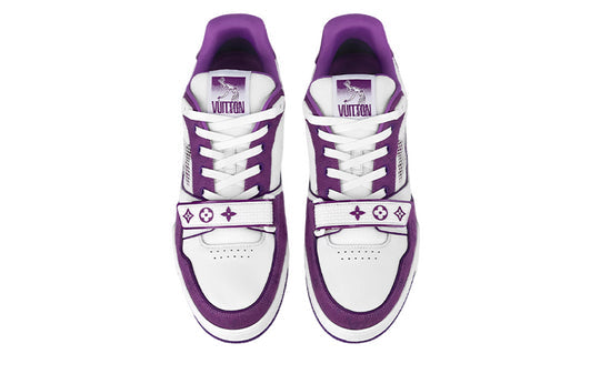 LOUIS VUITTON LV TRAINER 'WHITE VIOLET' 1ABLYL