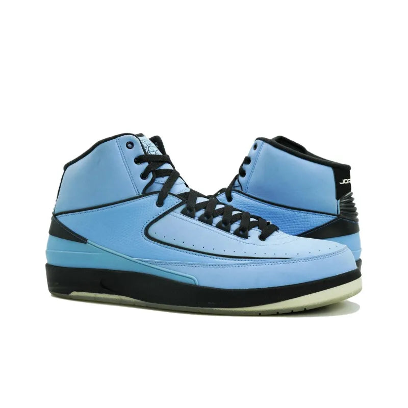 JORDAN 2 RETRO QF UNIVERSITY BLUE BLACK 2010